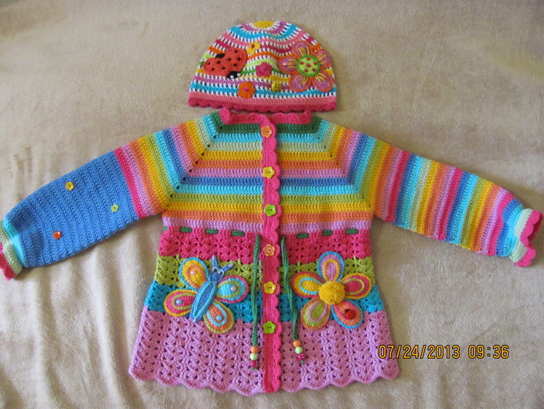 Комплект " Радуга " по мотивам Вендулы М.