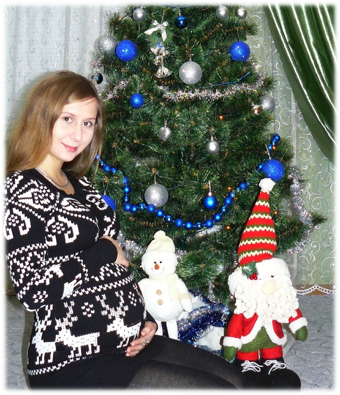 Мой новогодне-рождественский животик! 29 недель