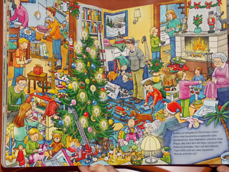 Развороты Meine weihnachtliche Wimmelwelt by Joachim Krause