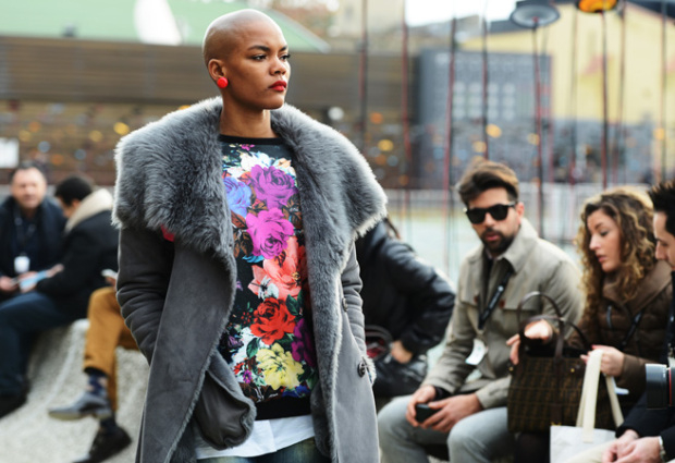 Женские образы на Pitti Uomo 2014