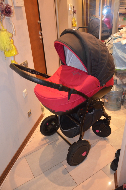 Tutis Zippy 2 в 1 малиновая