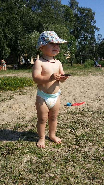 На речке)))