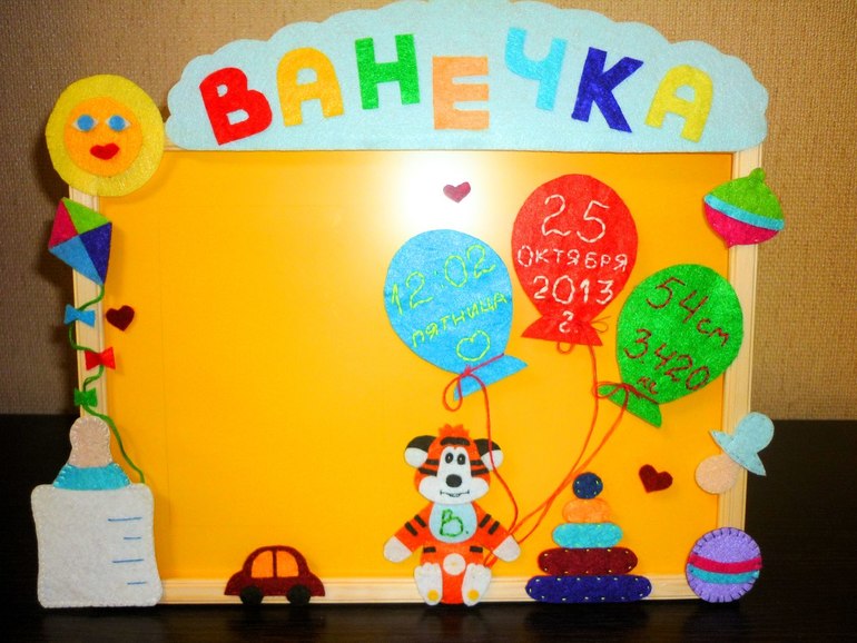 Рамка-метрика для Ванечки!