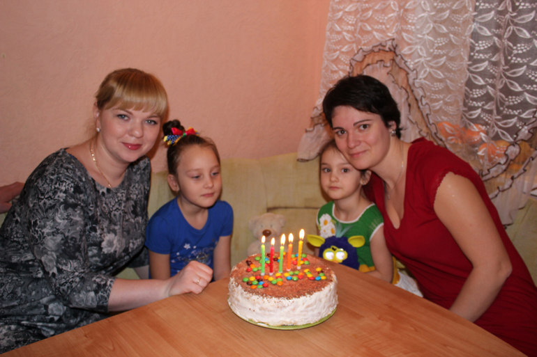 Полинке 5!