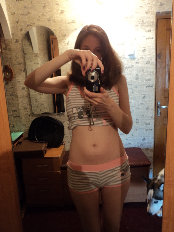 Живот на 17 недельке...
