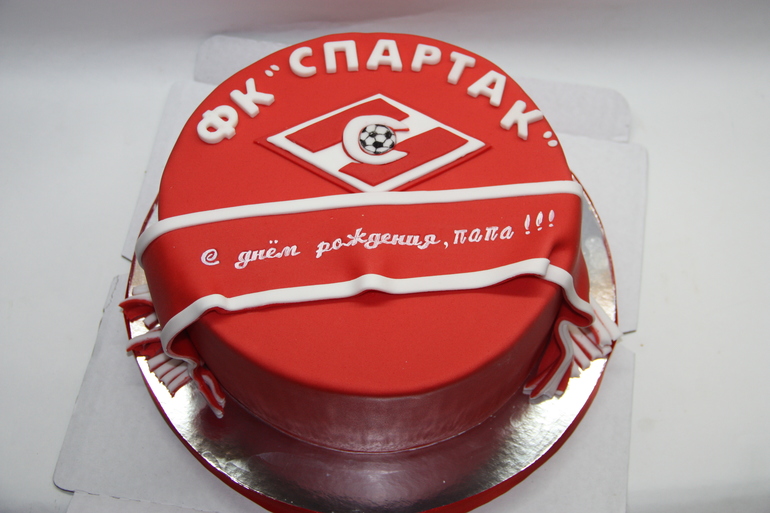 Торт для болельщика СПАРТАКА.
