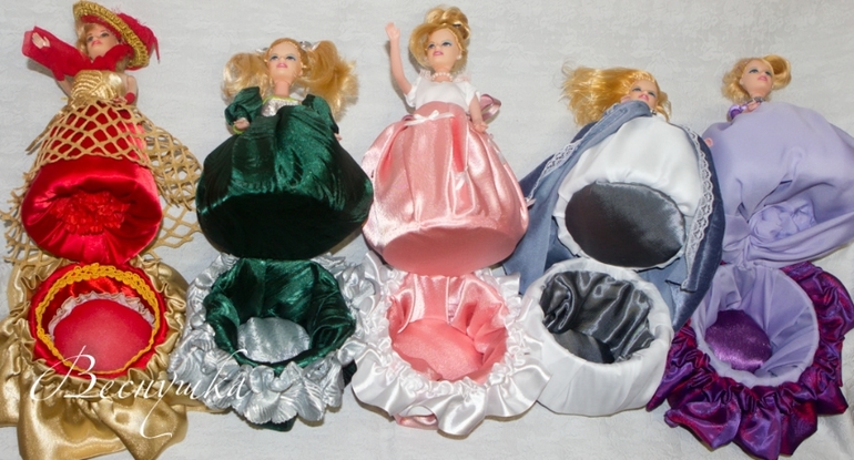 15 кукол шкатулок!
