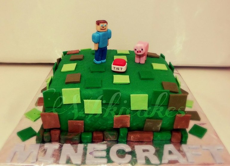 Торт Майнкрафт (MINECRAFT)