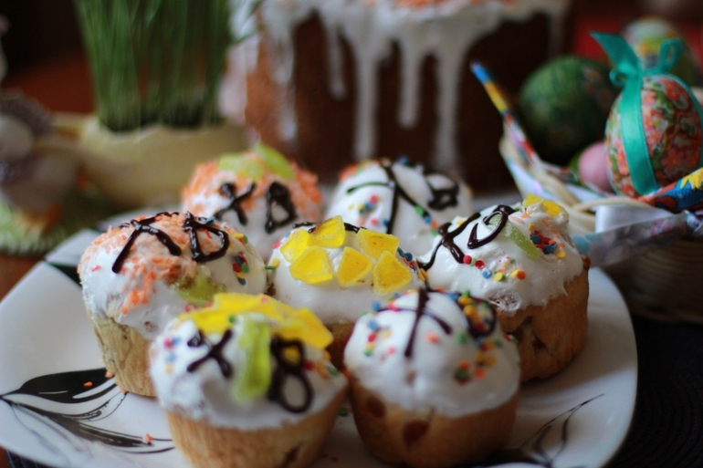 Вот и наши куличи.