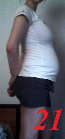 21 неделя, фотопуз))