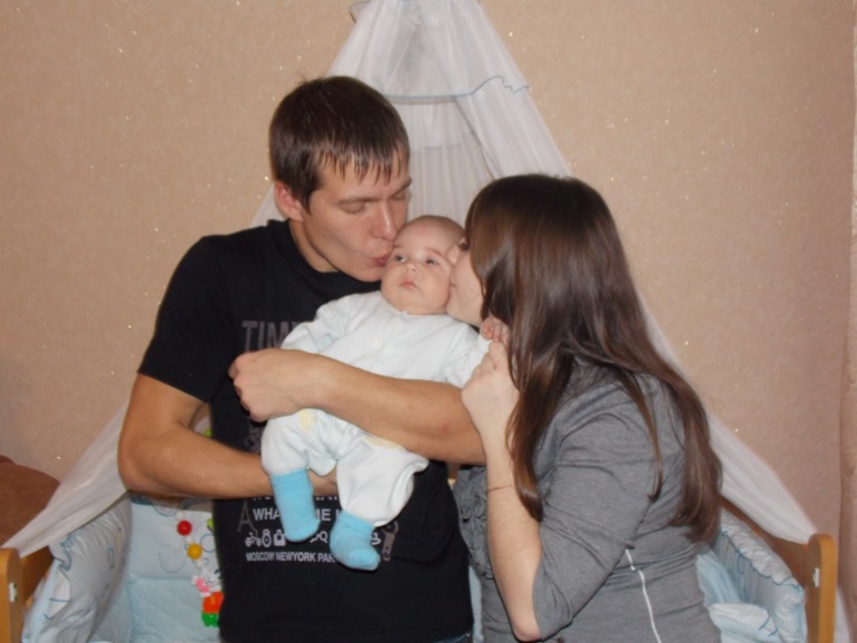 наконец то покрестили))