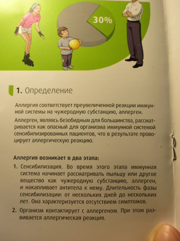 Поллиноз подтвердился.