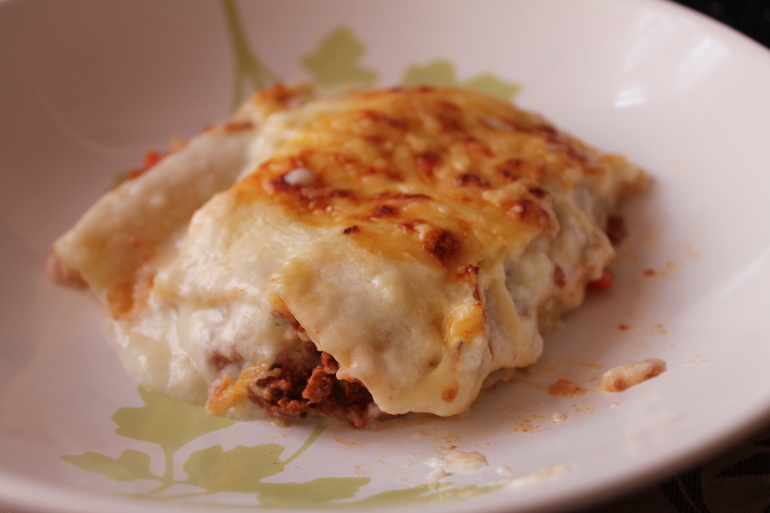 Канеллони с фаршем