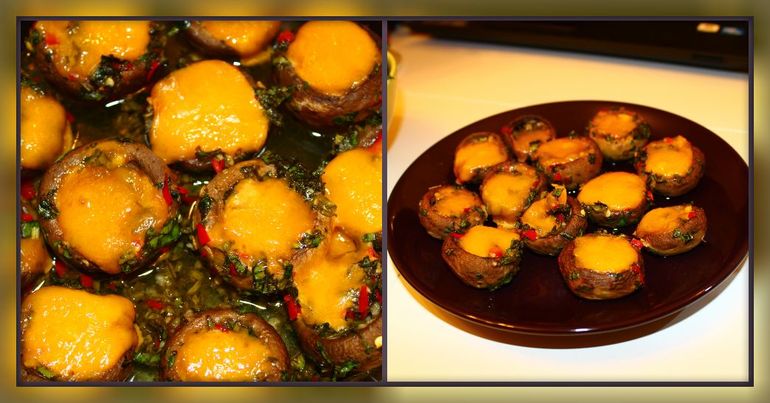 Грибочки под сыром