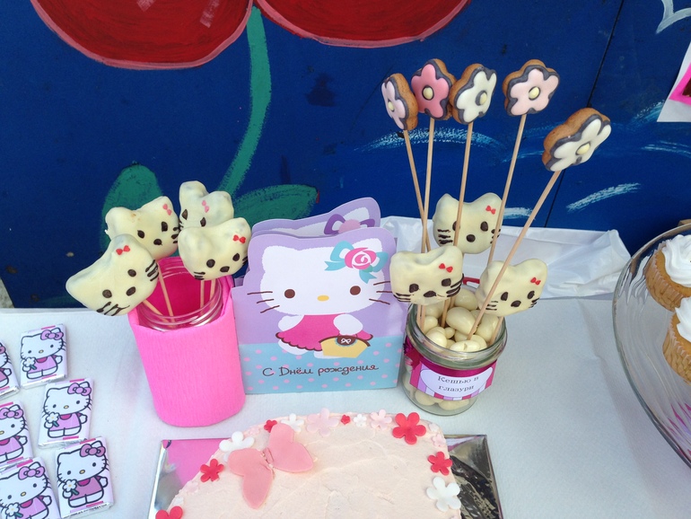 Сладкий стол "Hello Kitty"