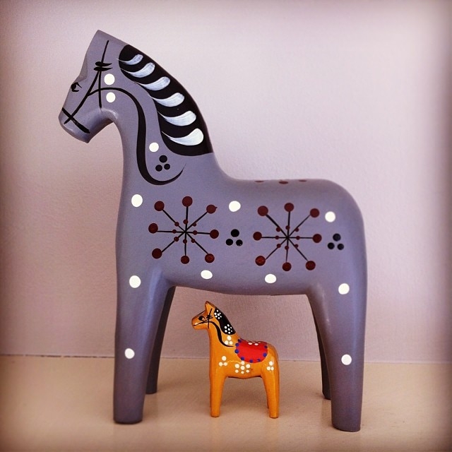 Про символ года. Скандинавская лошадка Dala Horse