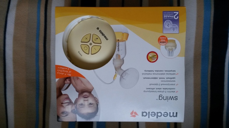 Продаю Новый Электронный двухфазный молокоотсос Medela Swing +смартсоска кальма 5000р.