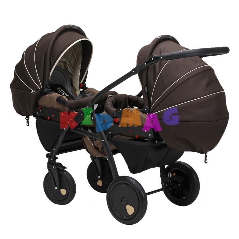 Продаю НОВУЮ коляску для двойни Tutis Zippy 3 в 1 от 0 до 3 лет