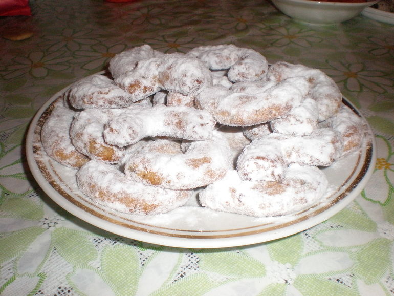 печеньки "коричные рогалики"
