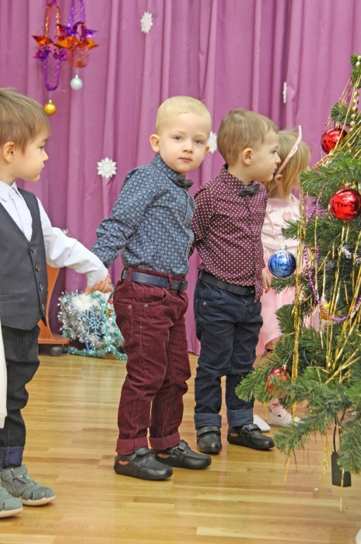 Новый год в саду.