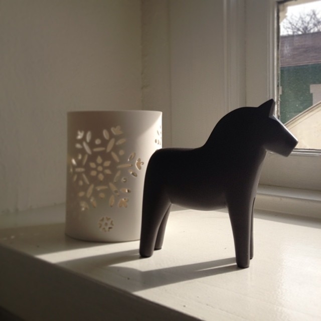 Про символ года. Скандинавская лошадка Dala Horse