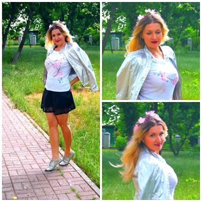 Венок "цветущая сакура" из фоамирана