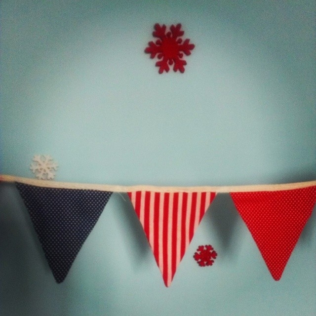 Флажки из ткани