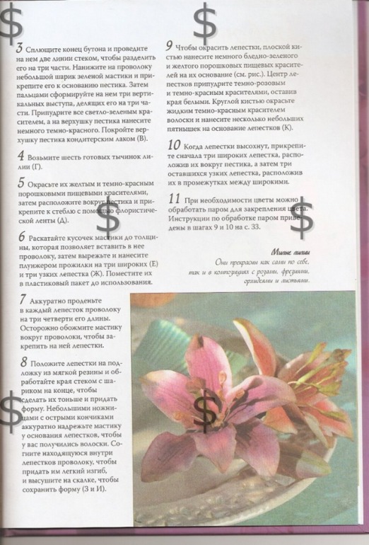 Книжечка с мк по цветам