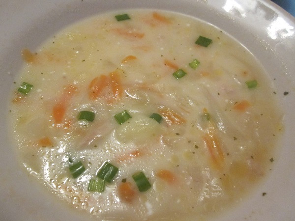 Щи с курицей.
