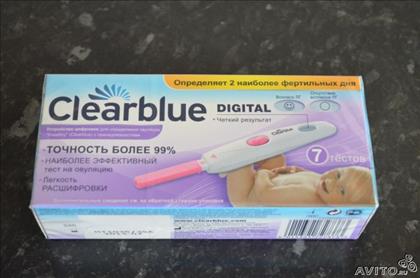 ТЕСТ на овуляцию ClearBlue .