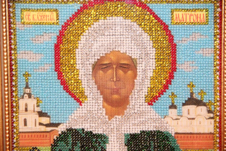 Николай Чудотворец и Матронушка (Кроше)