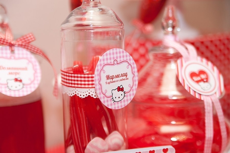 Оформление День Рождения в стиле Hello Kitty в День Всех Влюблённых