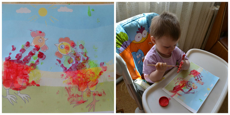 ТЗ Курица, петух, цыпленок