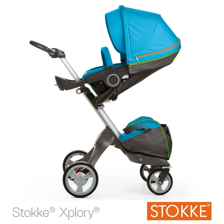 ПРОДАМ НОВУЮ КОЛЯСКУ STOKKE XLORY цвет URBAN BLUE