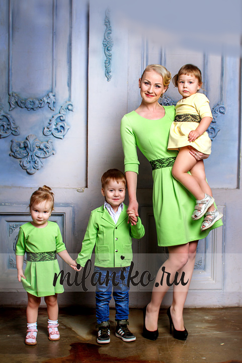 Family look мама и сын 146