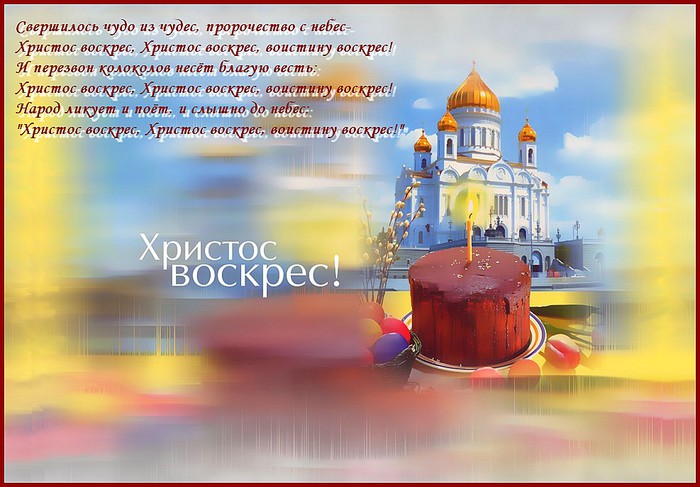 Поздравления христовым воскресеньем Поздравления христовым воскресеньем