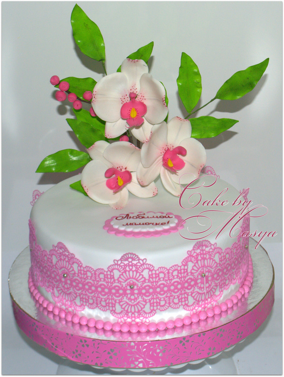 ТОРТИК С ФАЛЕНОПСИСОМ