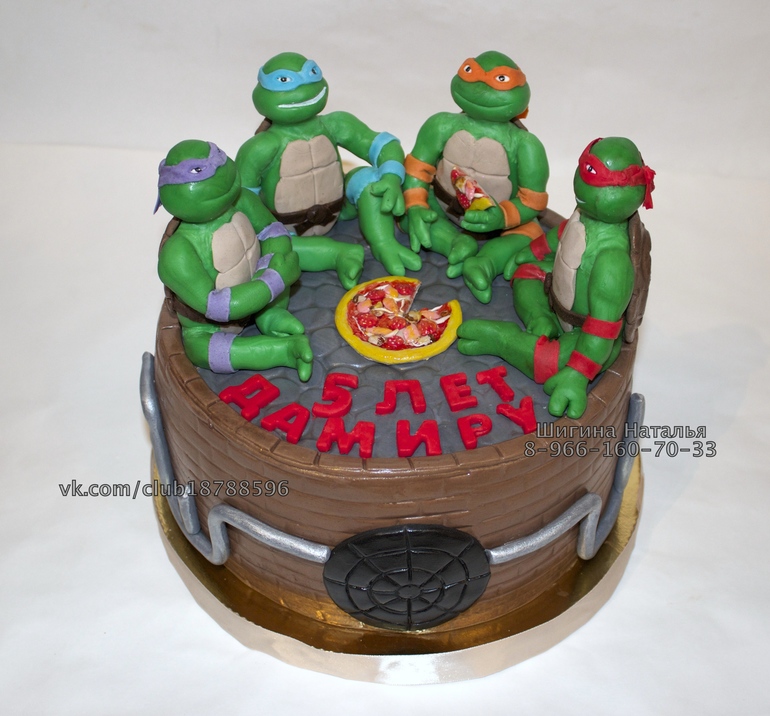 Торт Черепашки Нинзя
