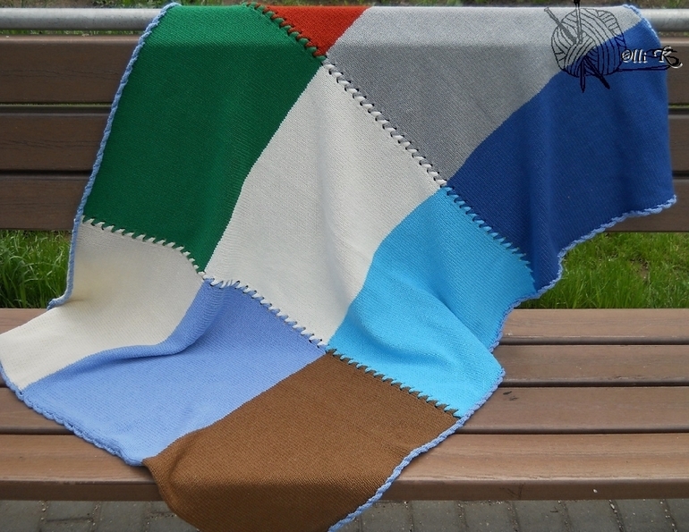 Яркий детский плед "Путешествие"