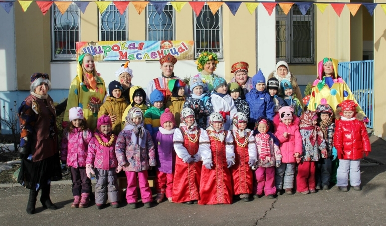 мои тройняшки на масленице