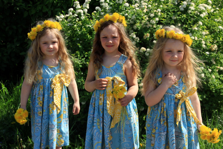 мои солнечные тройняшки