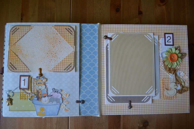 Альбом ручной работы для новорожденного + мамины сокровища