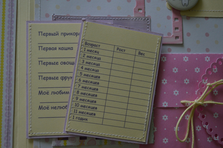 Альбом для новорожденной девочки