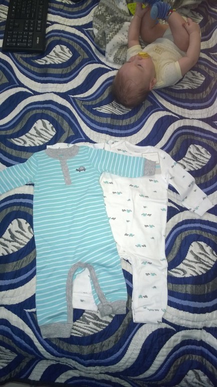 Замеры Carters, сравнение слипов Next и Carters