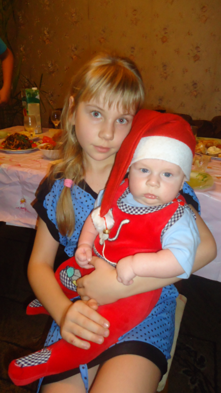 Первый новый год Данечки