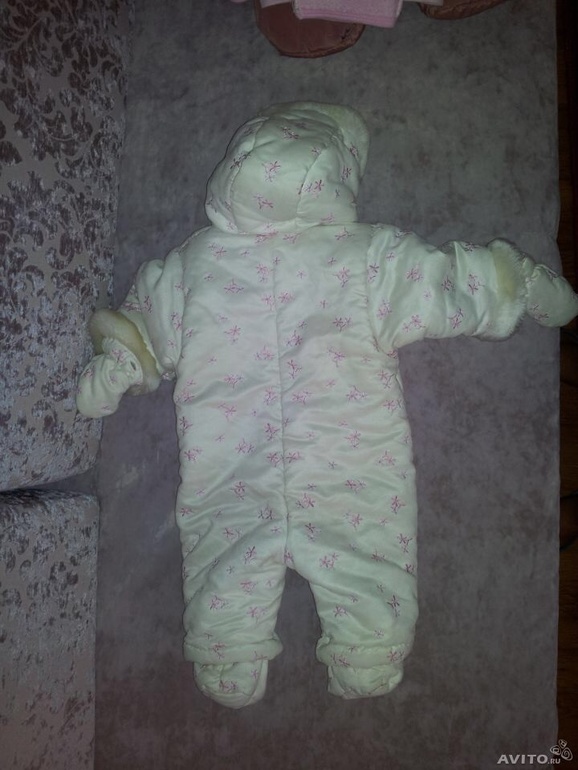 Камбенизон весенний для девочки, размер 68, 1000 руб