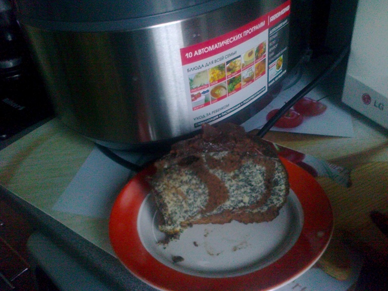 кекс двухцветный