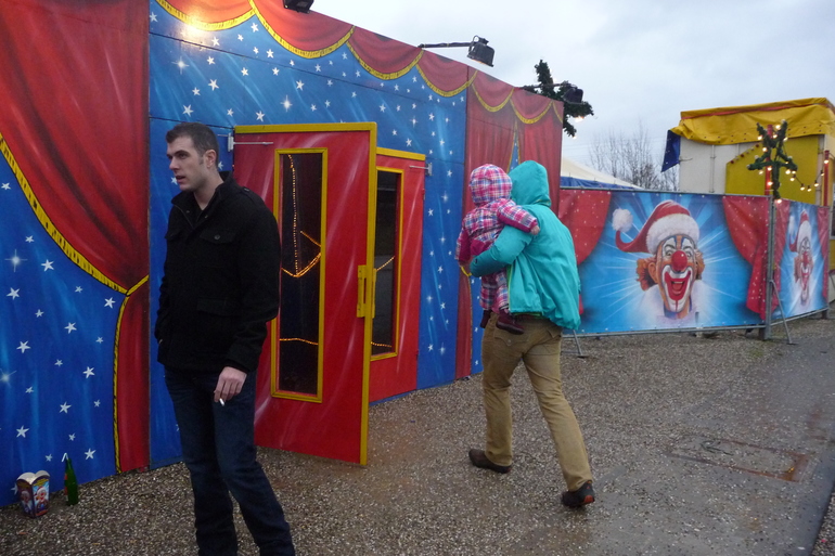 Наш первый поход в цирк в городе Триер.