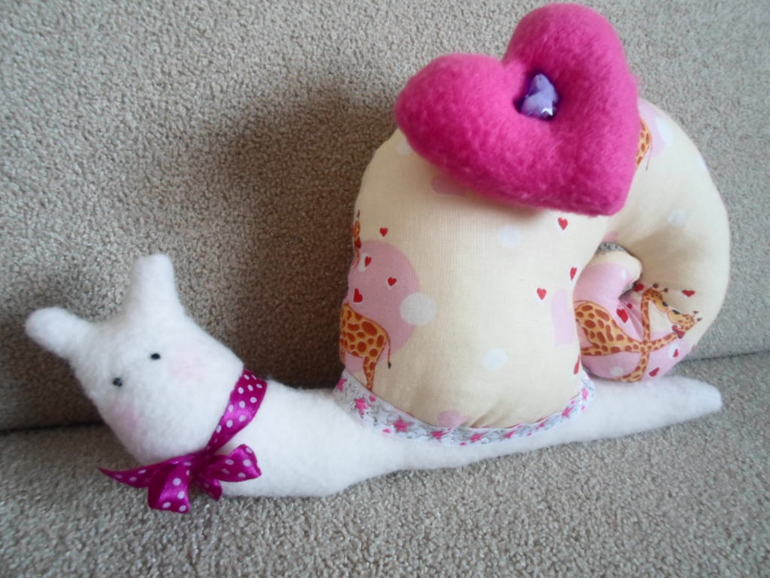 Моя первая тильдочка улитка Ульяша.