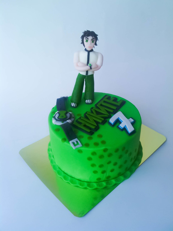 Детские тортики: Бен 10, пинетки, смешарики и т.п.